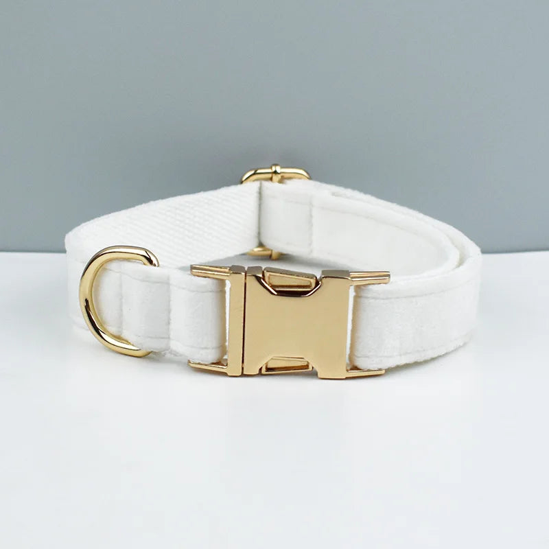 PERSONALIZED COLLAR LEASH AND TIE SETS