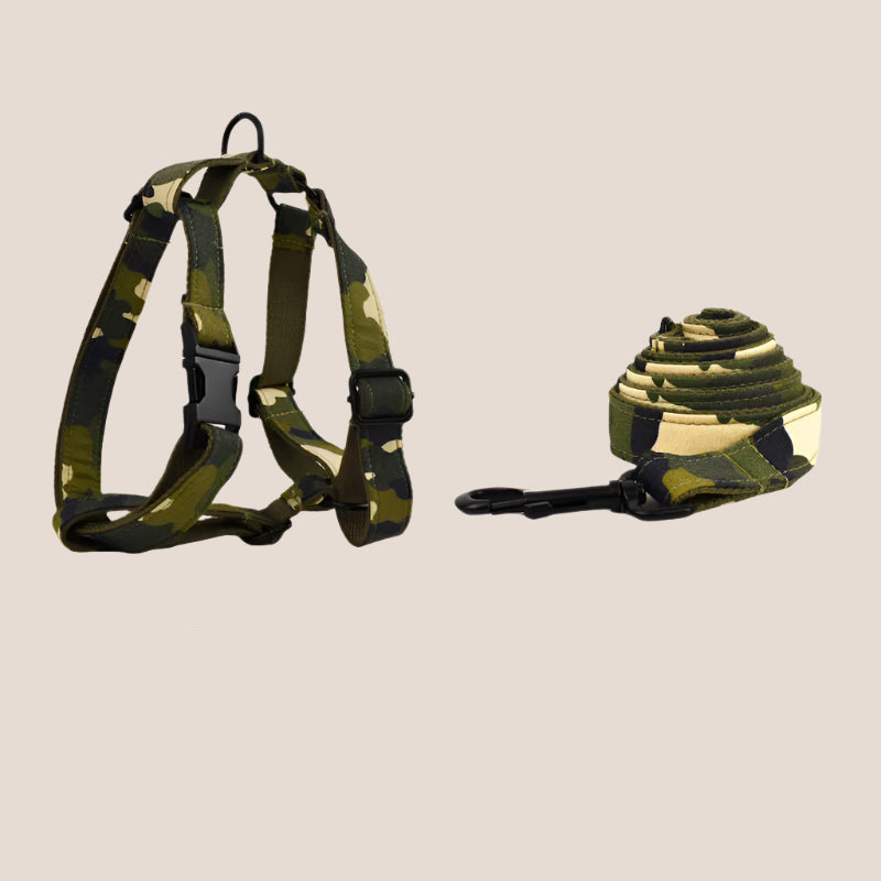 Camo Green Engraved Pet Set
