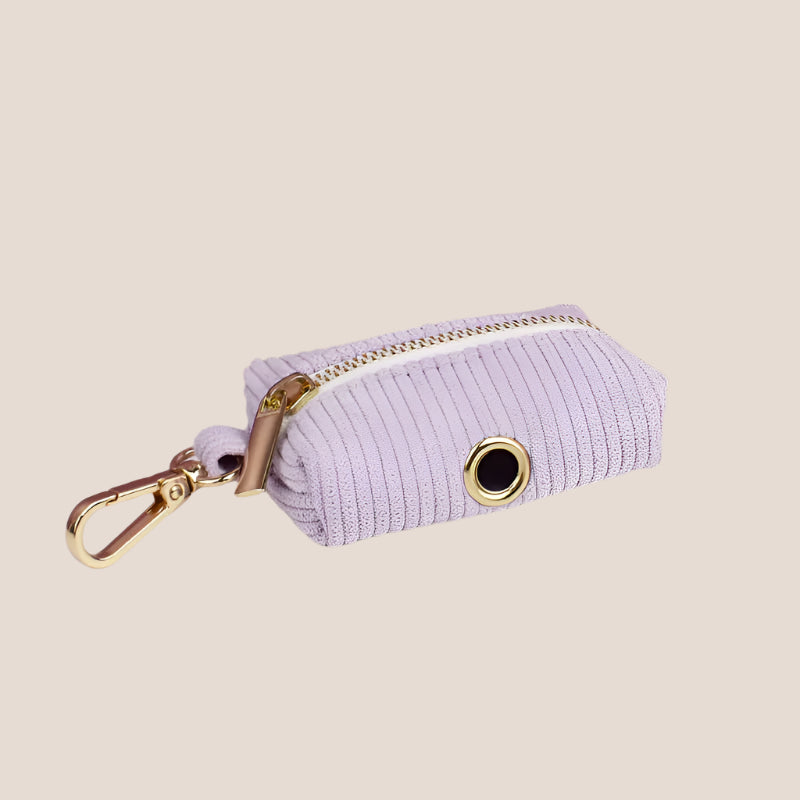 Personalized Pet ID Collar, Harness Leash & Accessories Set Lilac Corduroy