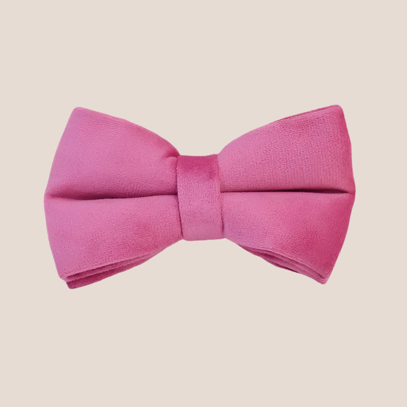 Dark Pink Velvet Engraved Pet Set