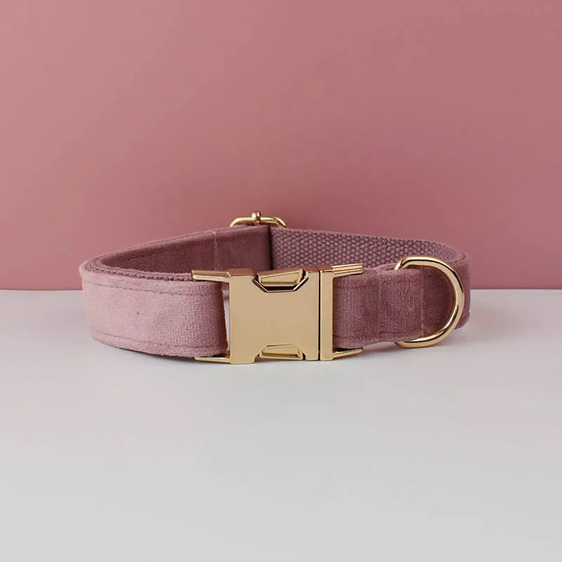 PERSONALIZED COLLAR LEASH AND TIE SETS