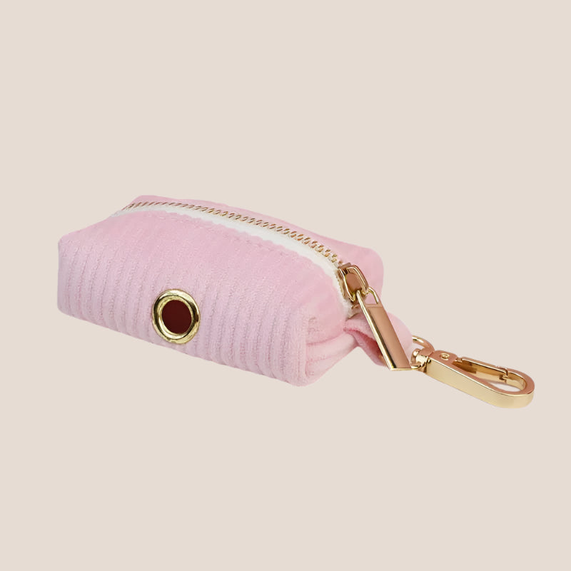 Personalized Pet ID Collar, Harness Leash & Accessories Set - Pink Corduroy