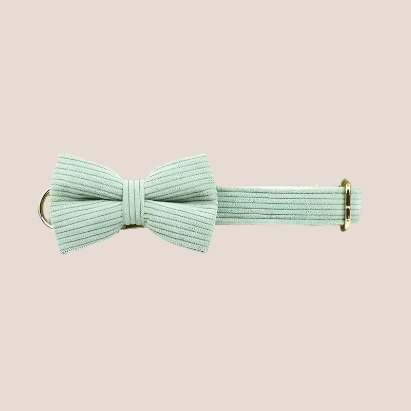 Green Corduroy Engraved Pet Set
