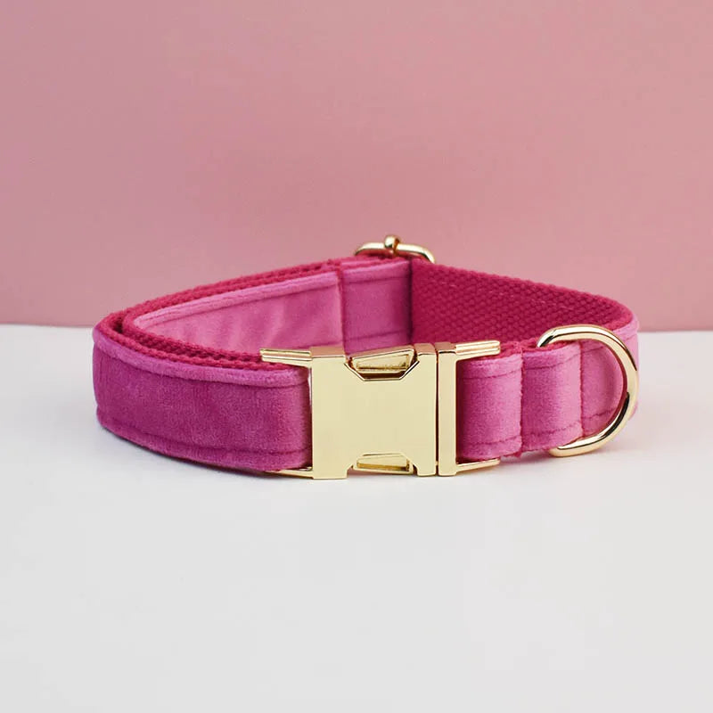 PERSONALIZED COLLAR LEASH AND TIE SETS