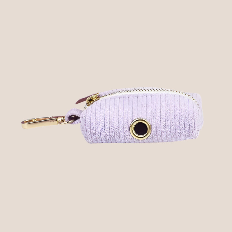 Personalized Pet ID Collar, Harness Leash & Accessories Set Lilac Corduroy
