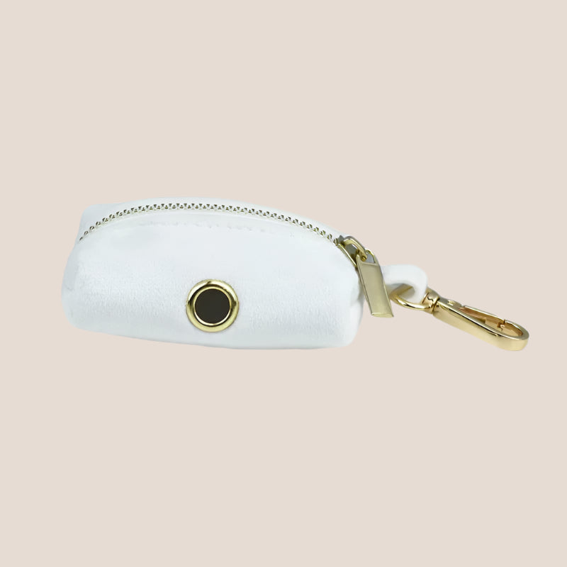 White Velvet Engraved Pet Set