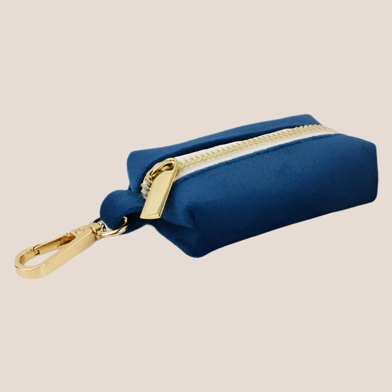 Royal Blue Velvet Engraved Pet Set