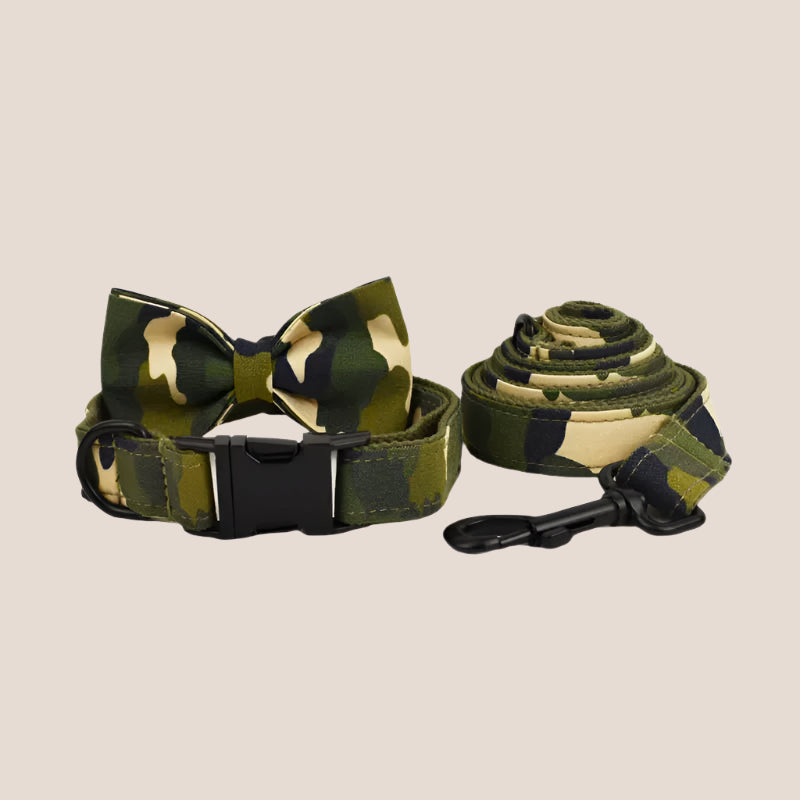 Camo Green Engraved Pet Set