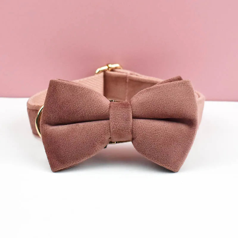 PERSONALIZED COLLAR LEASH AND TIE SETS