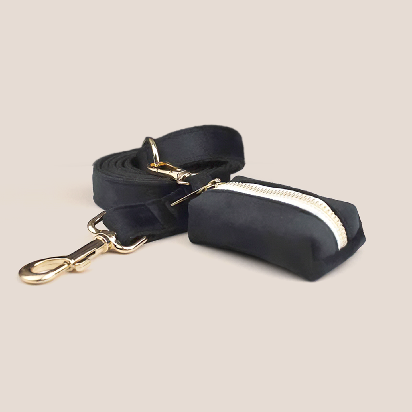 Black Velvet Engraved Pet Set