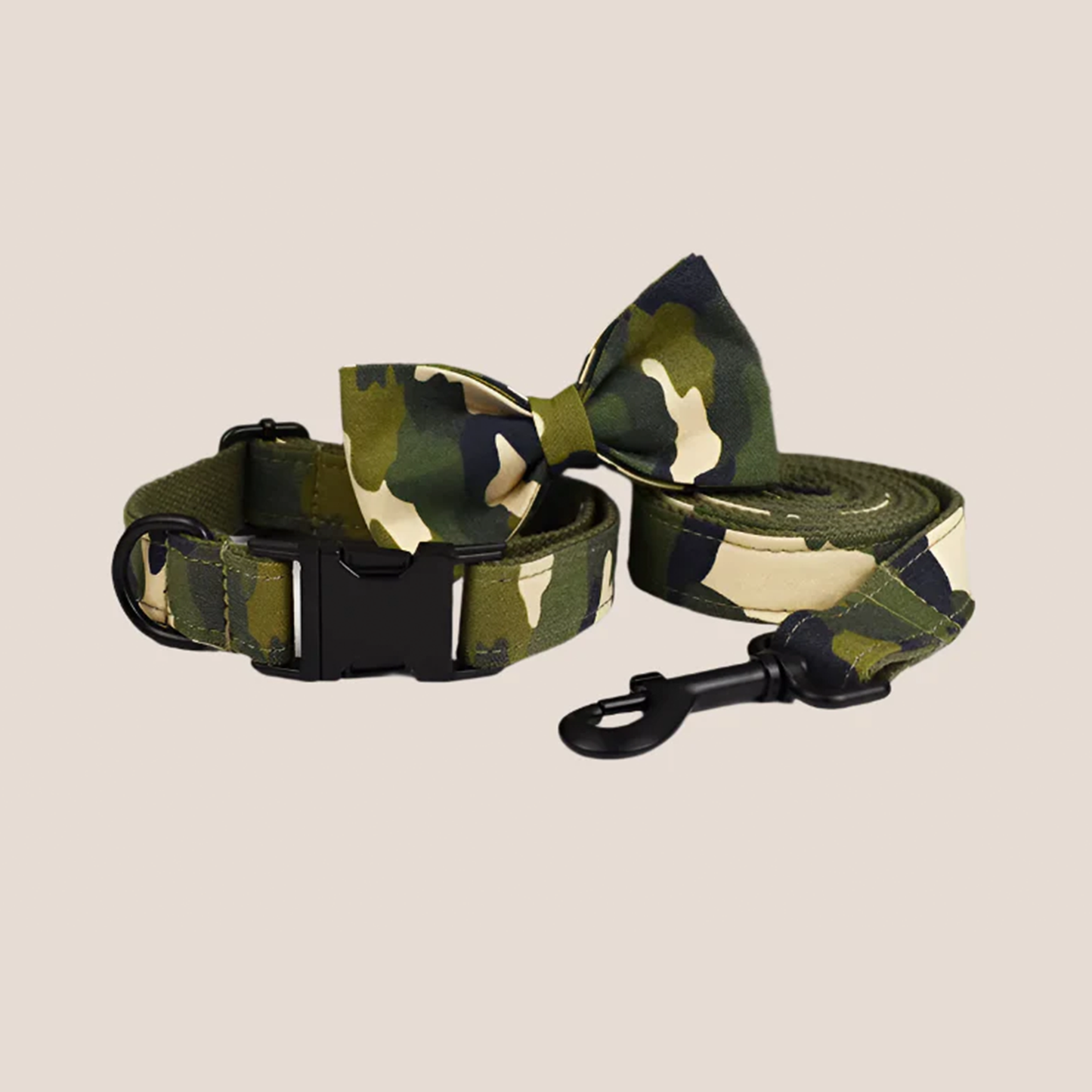 Camo Green Engraved Pet Set