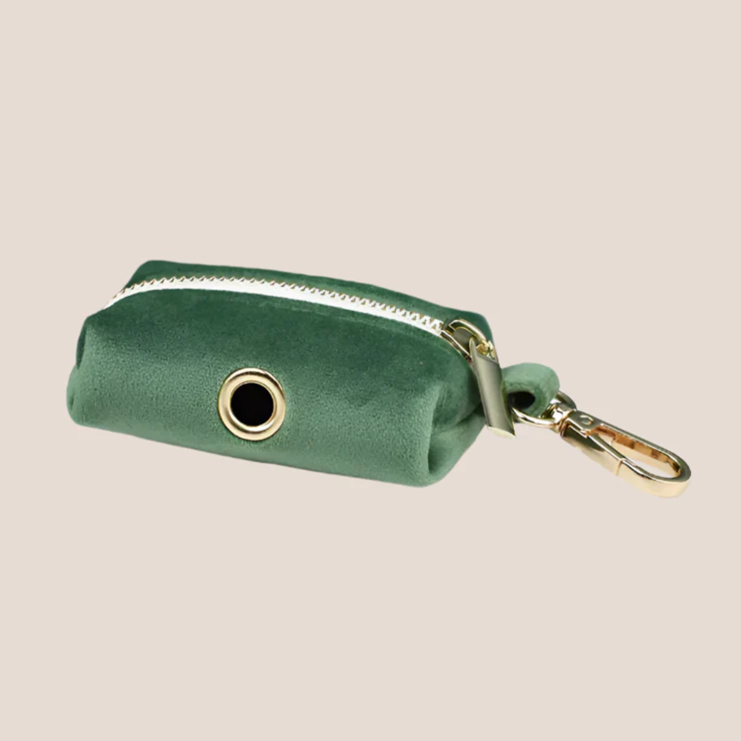 Forest Green Velvet Engraved Pet Set