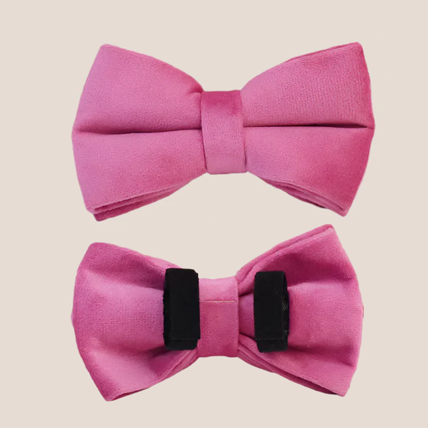Dark Pink Velvet Engraved Pet Set