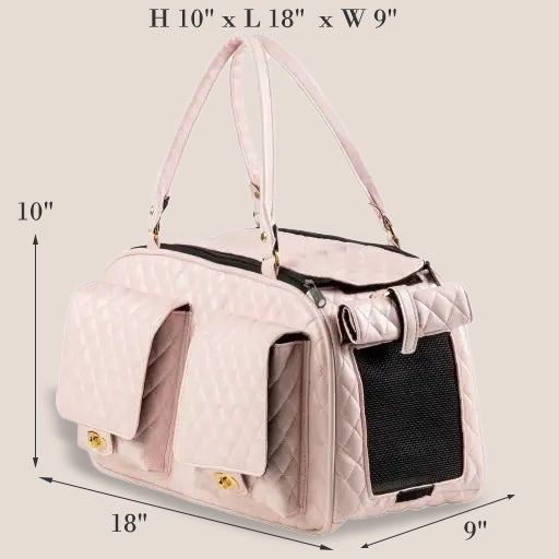 MARLEE 2 Collection - Designer Crossbody Dual Top Zip Pet Carriers