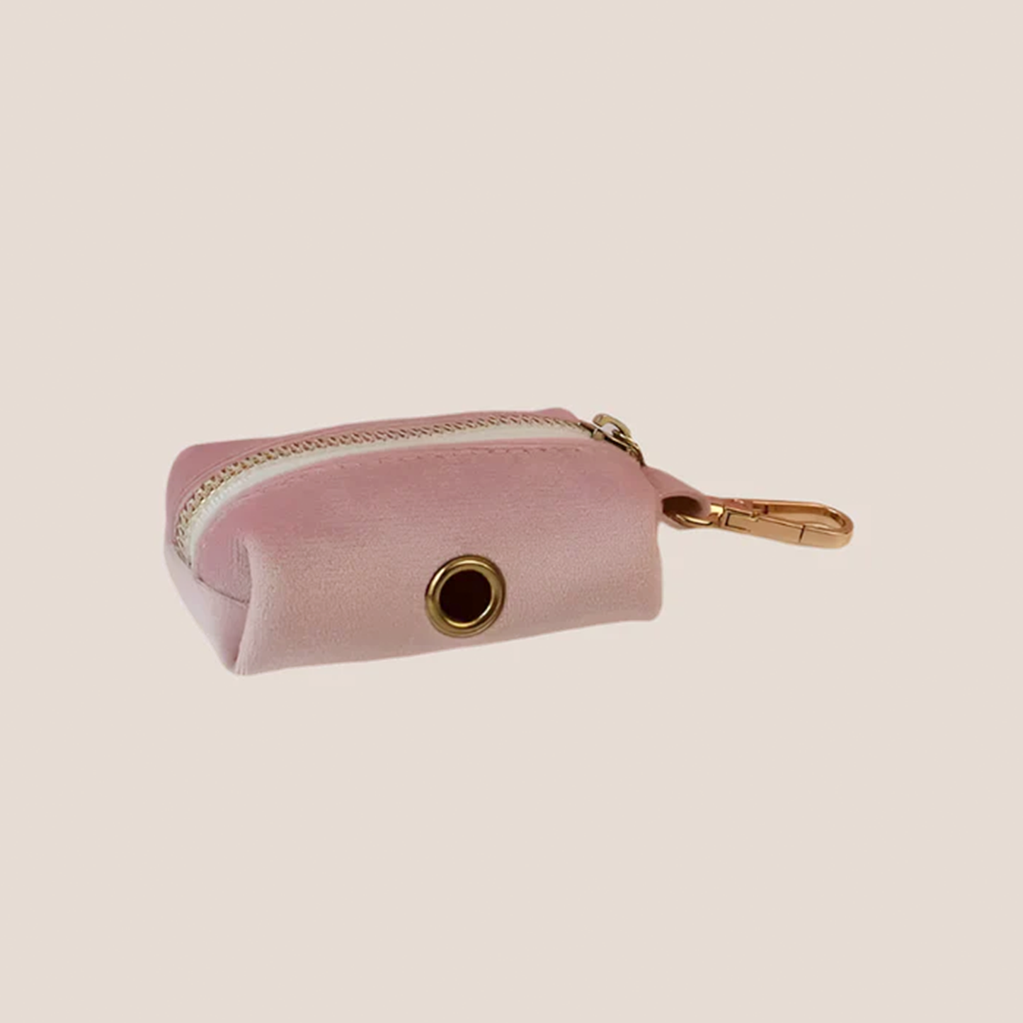 Personalized Pet ID Collar, Harness Leash & Accessories Set Pale Pink Velvet