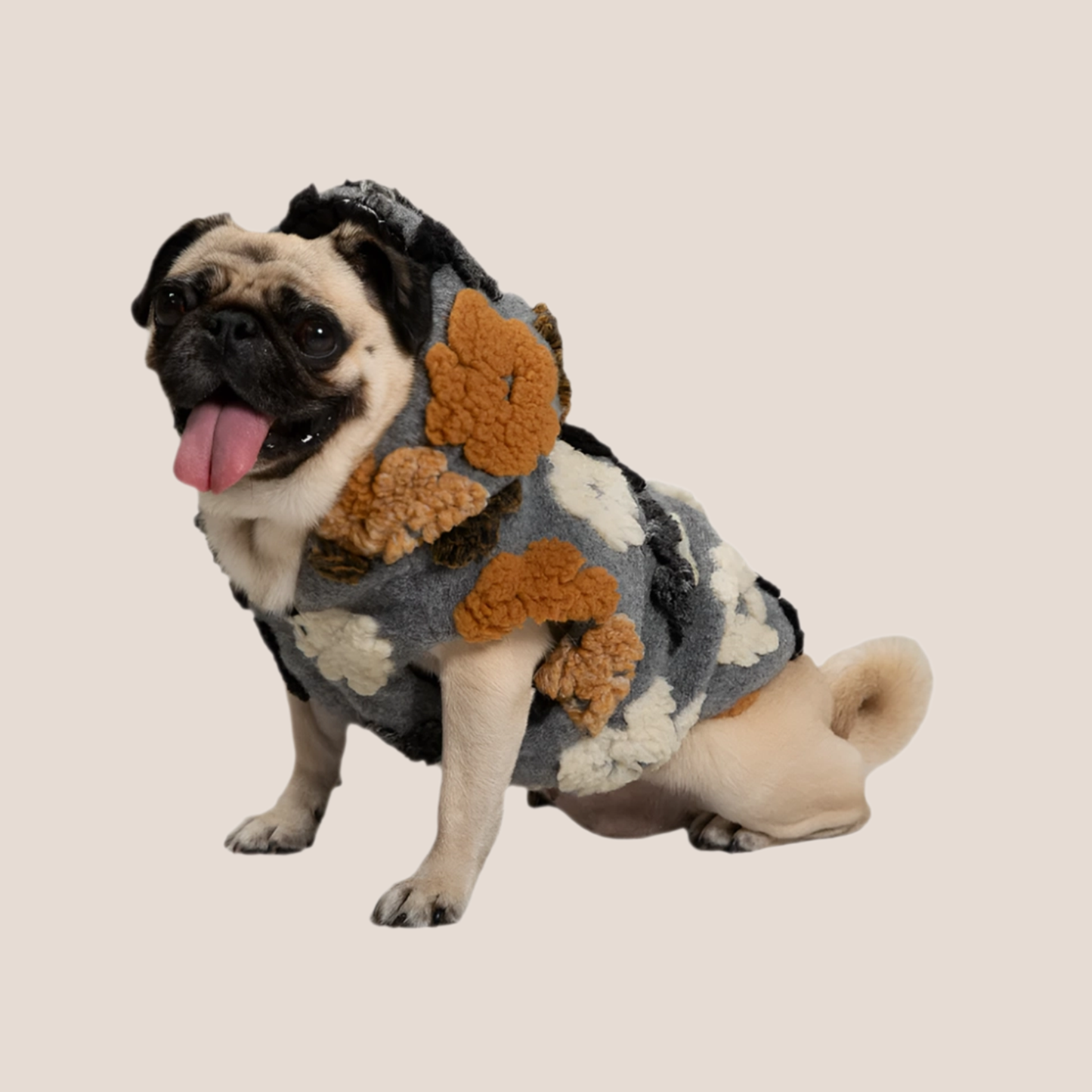 Reversible - Patent & Floral Teddy Puffer