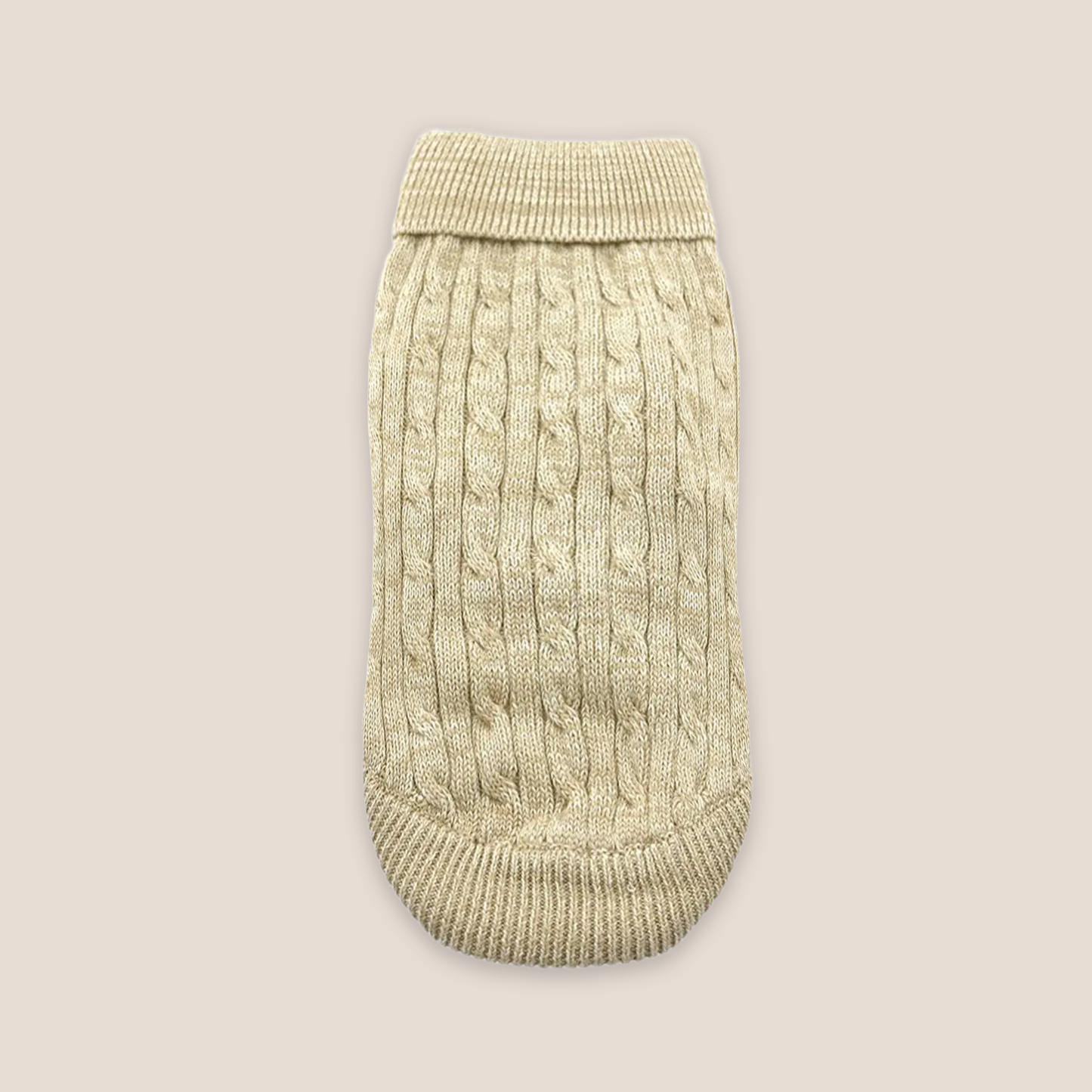 100% Brushed Cotton Cable Knit Sweater