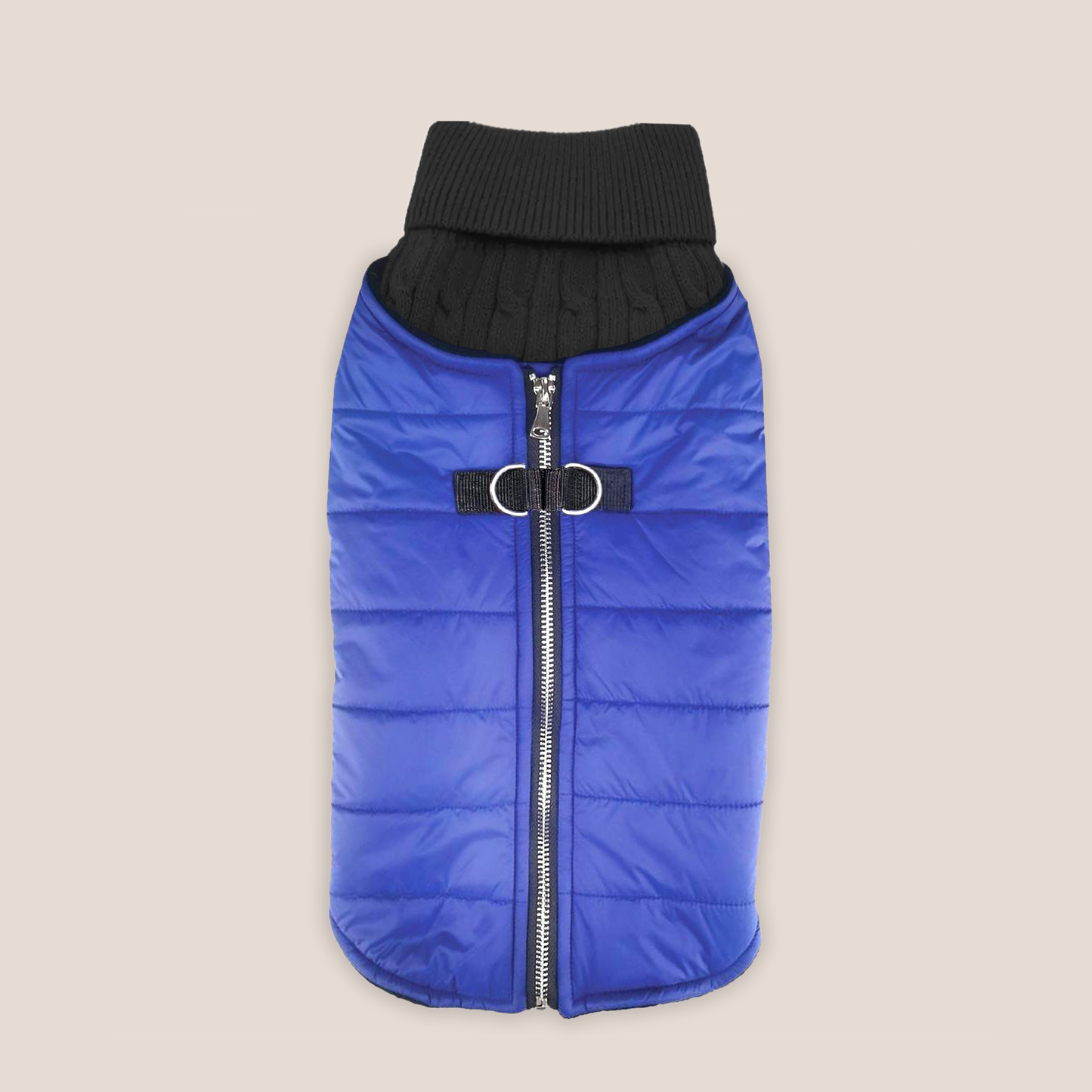 100% Brushed Cotton Cable Knit Sweater and Harness Vest Combo