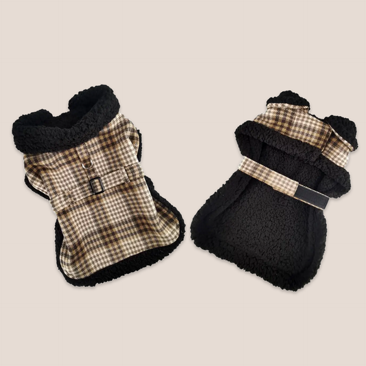 Plaid Luxury Sherpa Lined - Coat