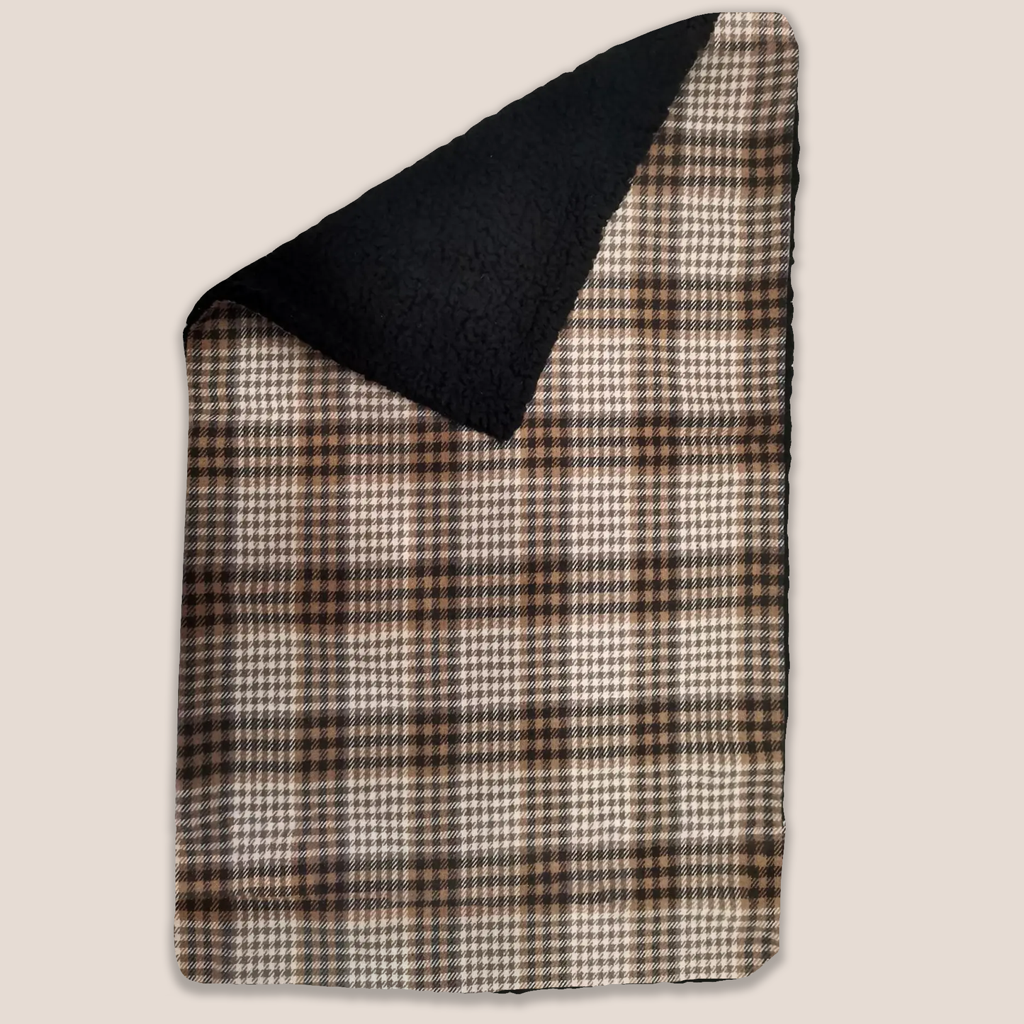 Plaid Luxury Sherpa Lined - Coat & Blanket Set