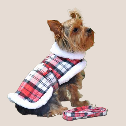 Plaid Luxury Sherpa Lined - Coat