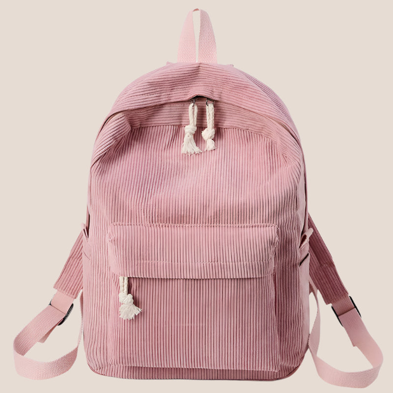 Personalized Embroidered Corduroy Backpack - Day Pack for Pets and Kids