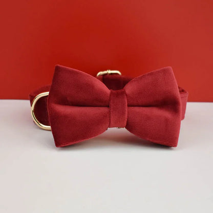 PERSONALIZED COLLAR LEASH AND TIE SETS
