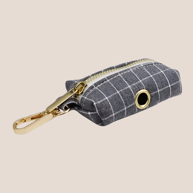 Personalized Pet ID Collar, Harness Leash & Accessories Set Grey Grid