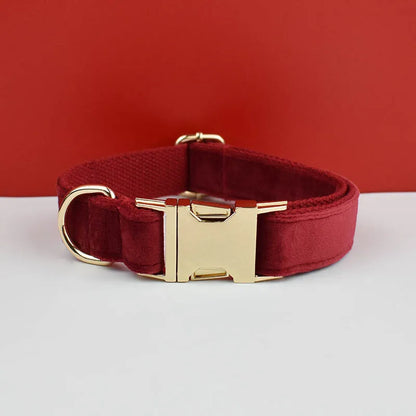 PERSONALIZED COLLAR LEASH AND TIE SETS