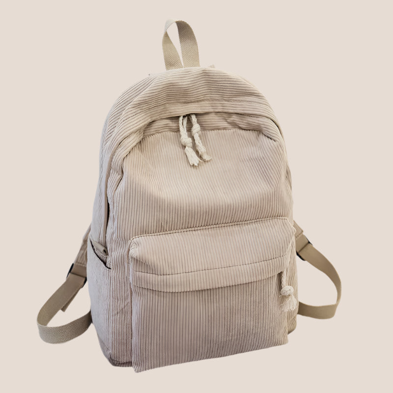 Personalized Embroidered Corduroy Backpack - Day Pack for Pets and Kids