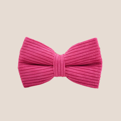Dark Pink Corduroy Engraved Pet Set