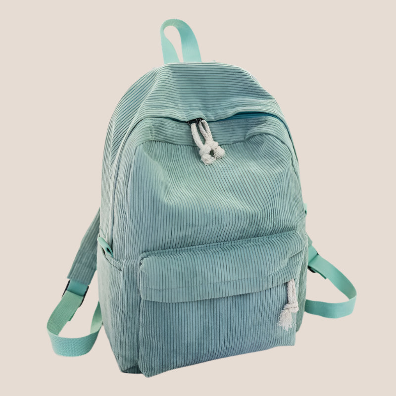 Personalized Embroidered Corduroy Backpack - Day Pack for Pets and Kids