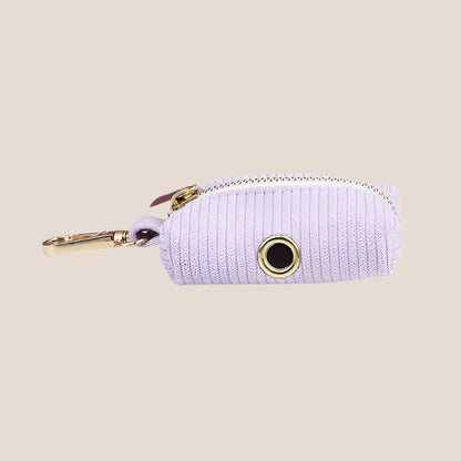 Personalized Pet ID Collar, Harness Leash & Accessories Set Lilac Corduroy