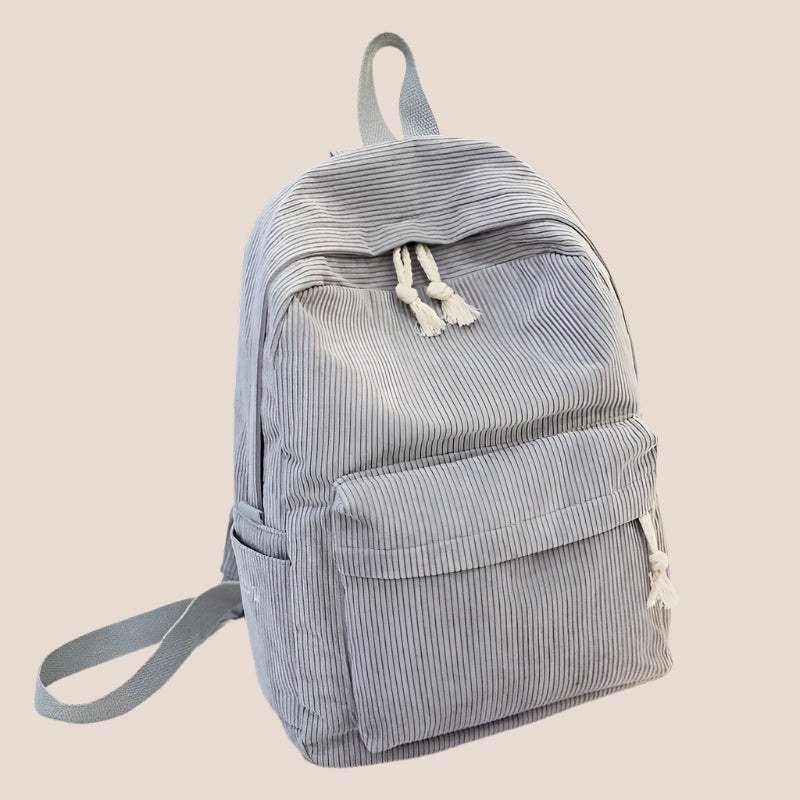 Personalized Embroidered Corduroy Backpack - Day Pack for Pets and Kids