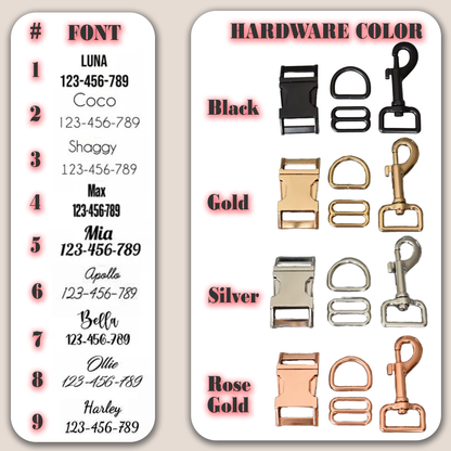 Personalized Pet ID Collar, Harness Leash & Accessories Set Yellow Velvet
